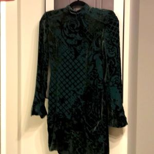 Balmain x H&M velvet dress